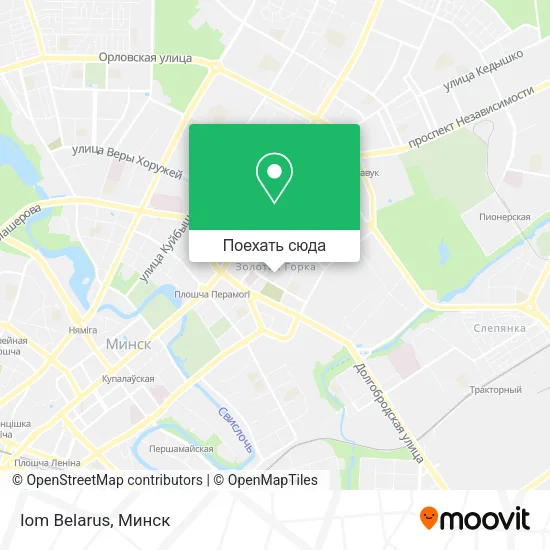 Карта Iom Belarus