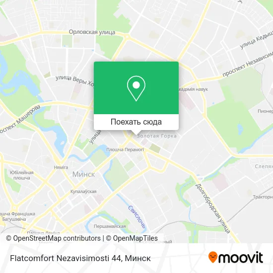 Карта Flatcomfort Nezavisimosti 44