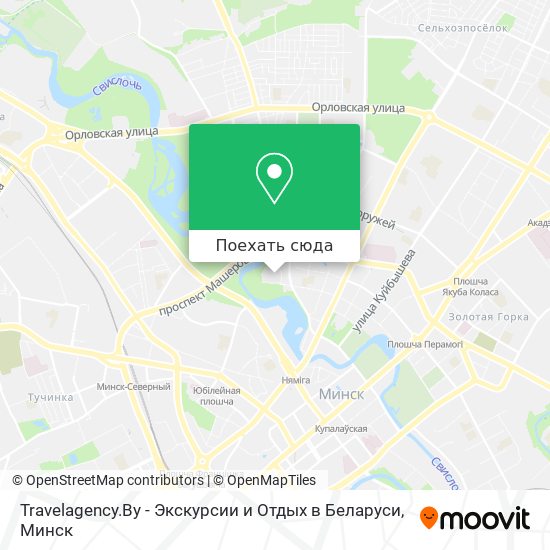 Карта Travelagency.By - Экскурсии и Отдых в Беларуси