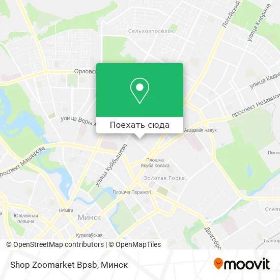 Карта Shop Zoomarket Bpsb