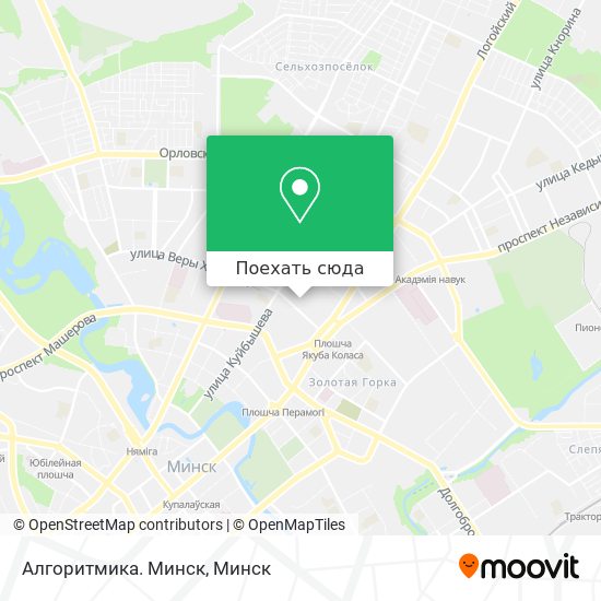 Карта Алгоритмика. Минск