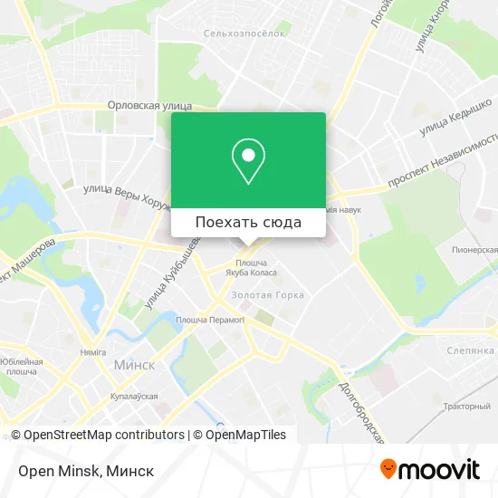 Карта Open Minsk