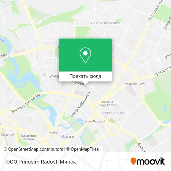 Карта OOO Prinosim Radost
