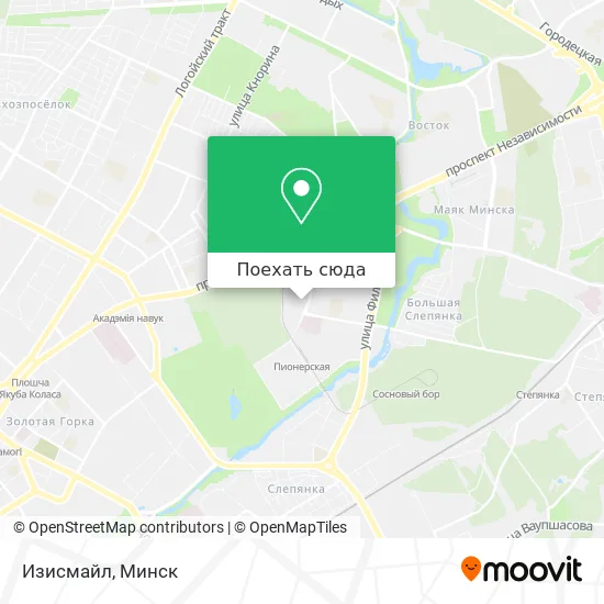 Карта Изисмайл