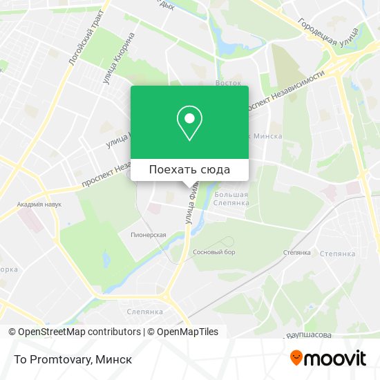 Карта To Promtovary