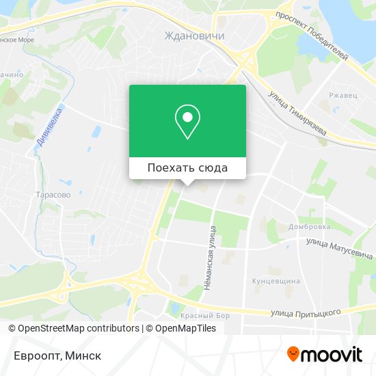 Карта Евроопт