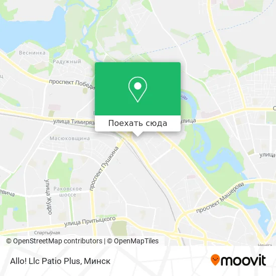 Карта Allo! Llc Patio Plus