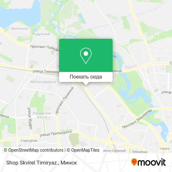 Карта Shop Skvirel Timiryaz.