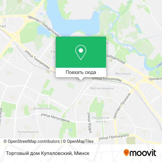 Карта Торговый дом Купаловский