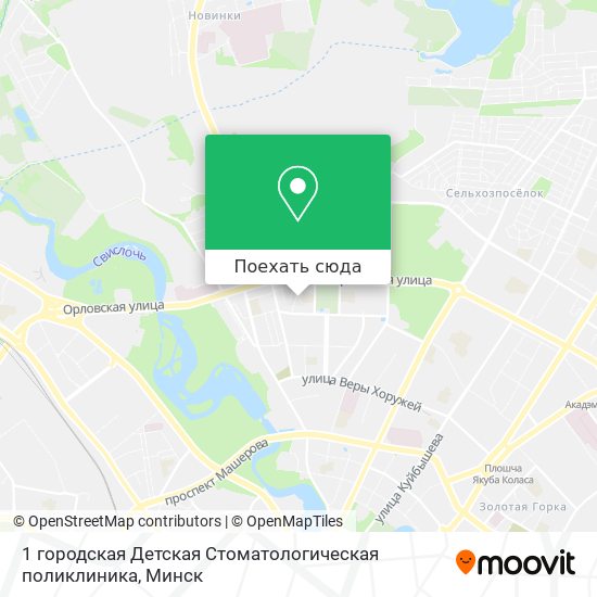 Карта 1 городская Детская Стоматологическая поликлиника