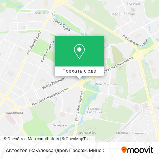 Карта Автостоянка-Александров Пассаж