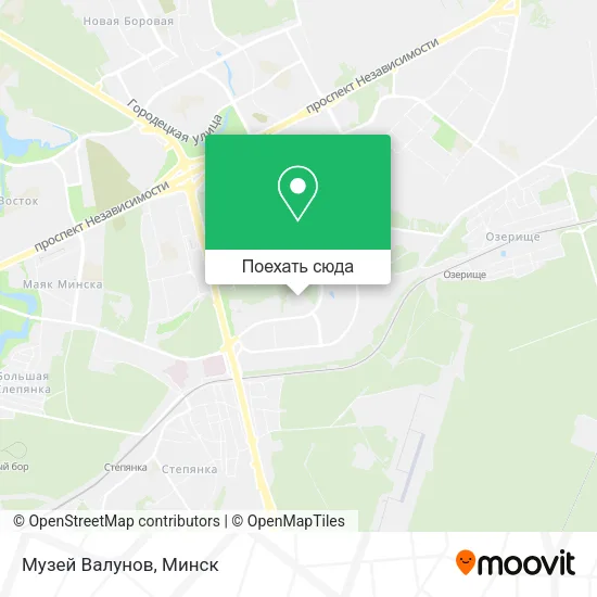 Карта Музей Валунов