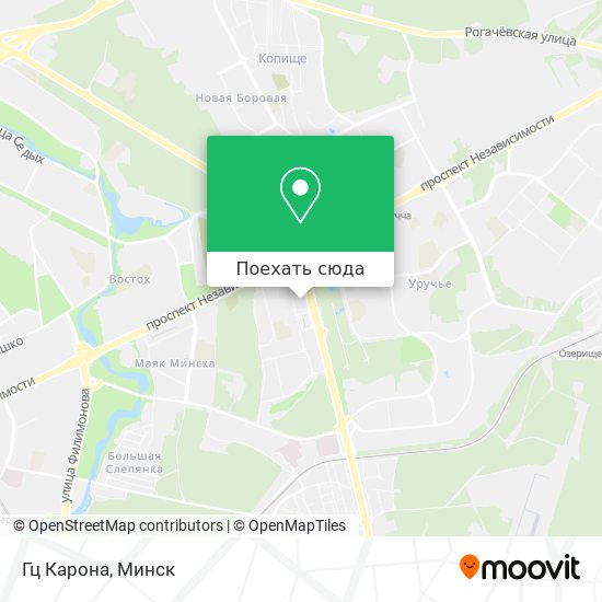 Карта Гц Карона