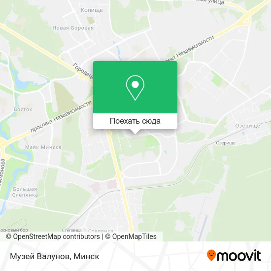 Карта Музей Валунов