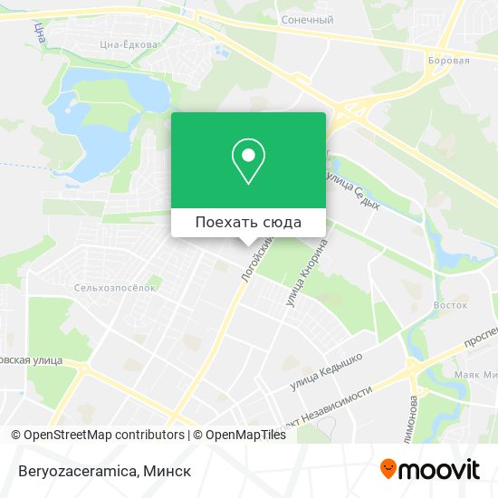 Карта Beryozaceramica