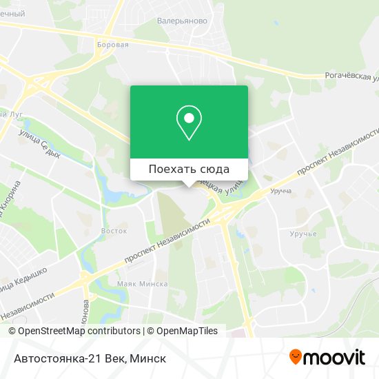 Карта Автостоянка-21 Век