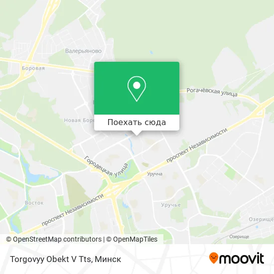 Карта Torgovyy Obekt V Tts