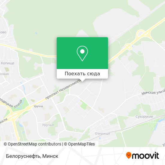 Карта Белоруснефть