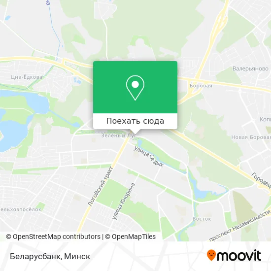 Карта Беларусбанк