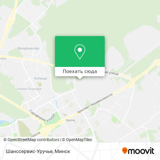 Карта Шанссервис-Уручье