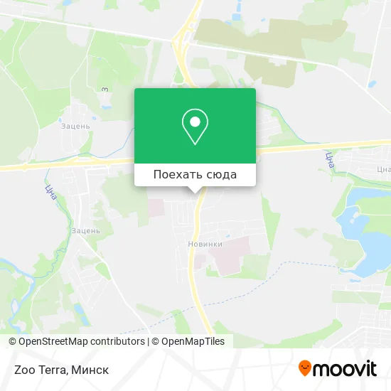 Карта Zoo Terra