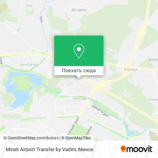 Карта Minsk Airport Transfer by Vadim