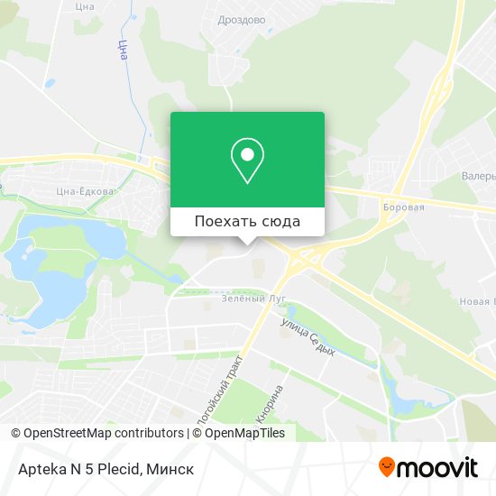 Карта Apteka N 5 Plecid