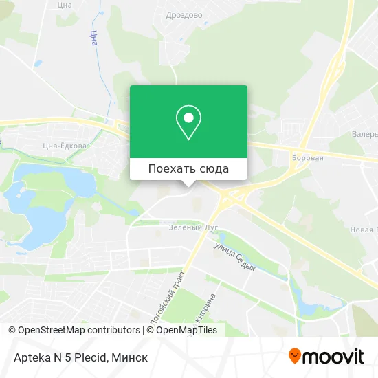 Карта Apteka N 5 Plecid
