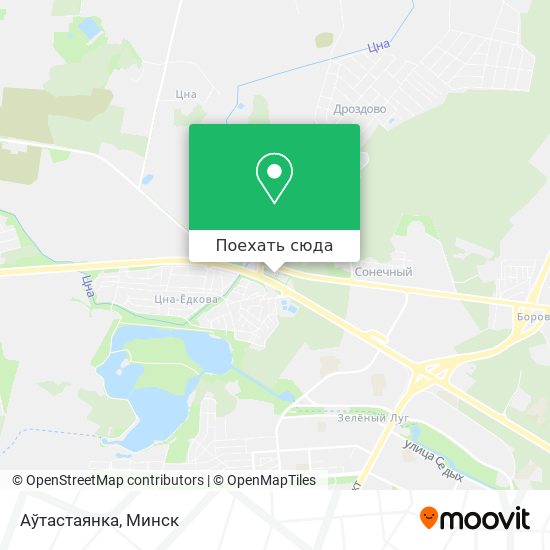 Карта Аўтастаянка
