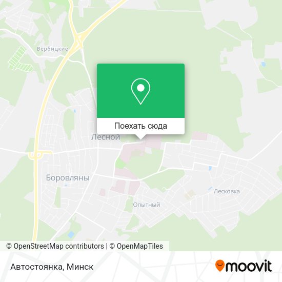 Карта Автостоянка
