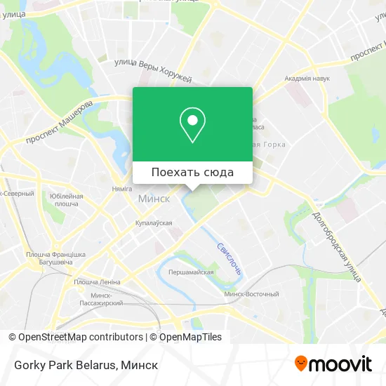Карта Gorky Park Belarus