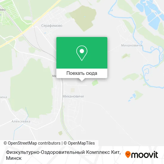 Карта Физкультурно-Оздоровительный Комплекс Кит