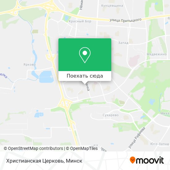 Карта Христианская Церковь