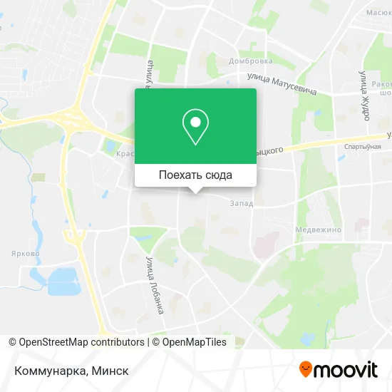 Карта Коммунарка