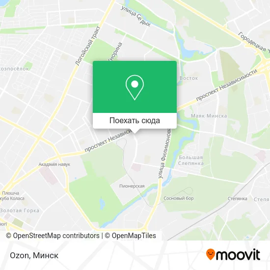 Карта Ozon