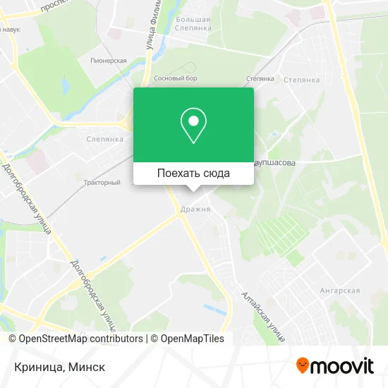 Карта Криница