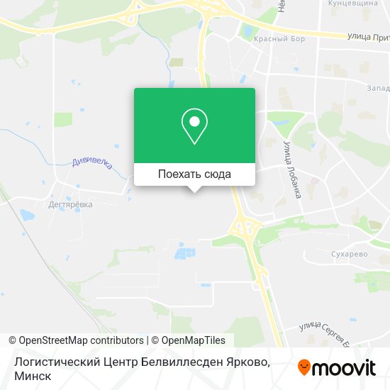Карта Логистический Центр Белвиллесден Ярково
