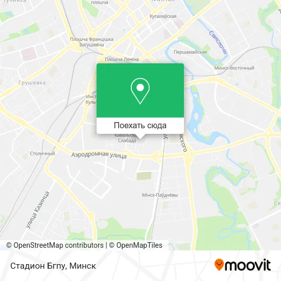 Карта Стадион Бгпу