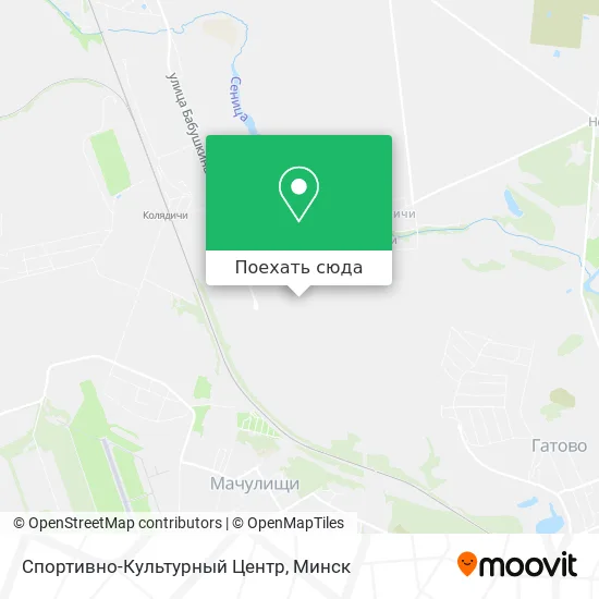 Карта Спортивно-Культурный Центр