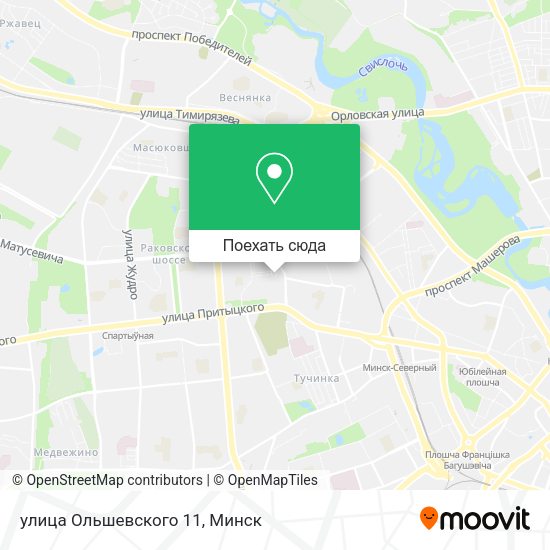 Карта улица Ольшевского 11
