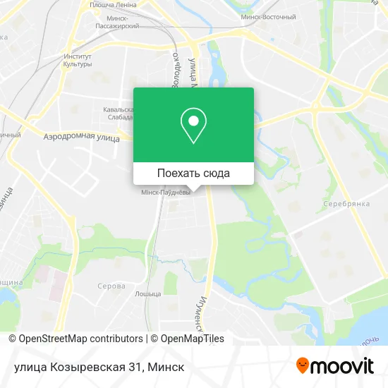 Карта улица Козыревская 31