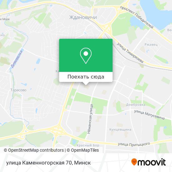 Карта улица Каменногорская 70