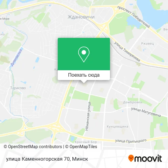 Карта улица Каменногорская 70