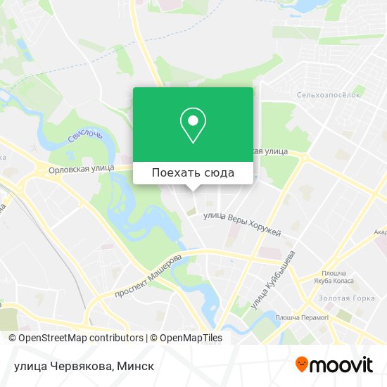 Карта улица Червякова