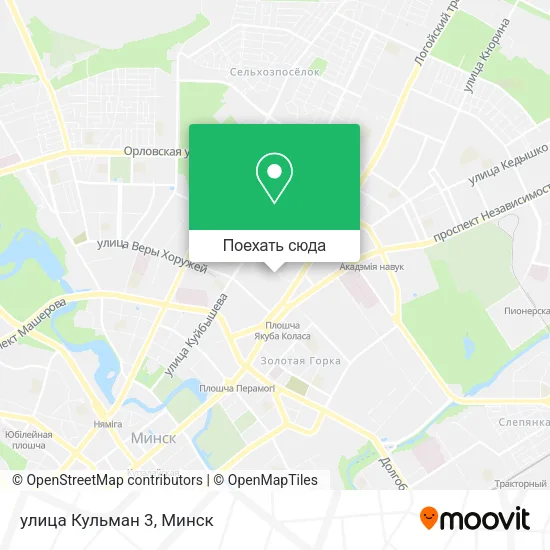 Карта улица Кульман 3