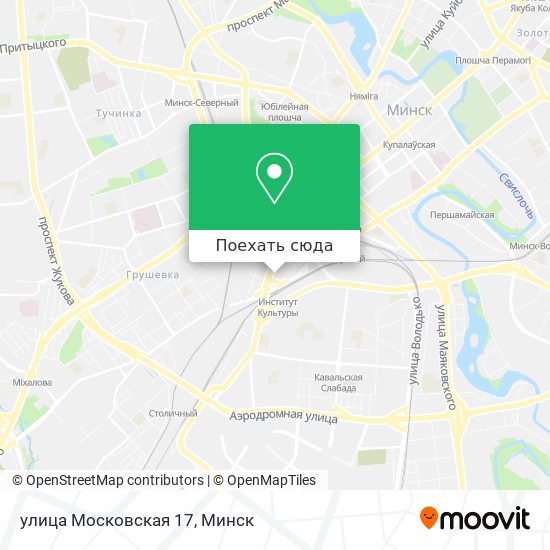Карта улица Московская 17