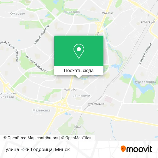 Карта улица Ежи Гедройца