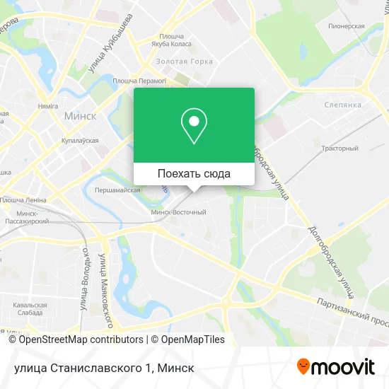 Карта улица Станиславского 1