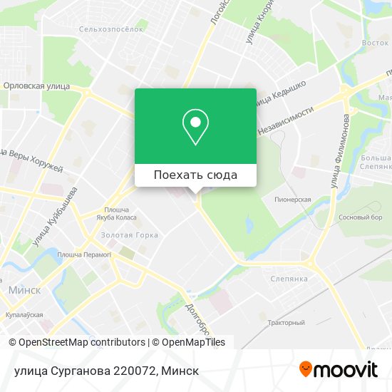 Карта улица Сурганова 220072