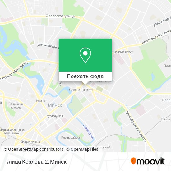 Карта улица Козлова 2